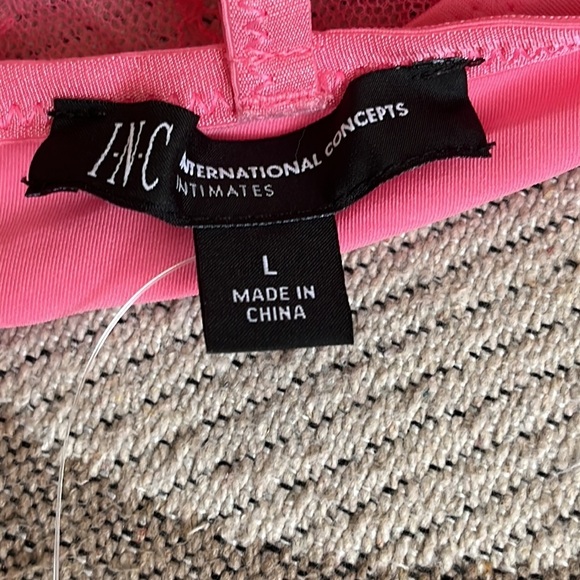 INC Micro Lace Bodysuit Created For Macy's - Picture 10 of 12